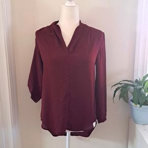 MOSSIMO Maroon Blouse size XS